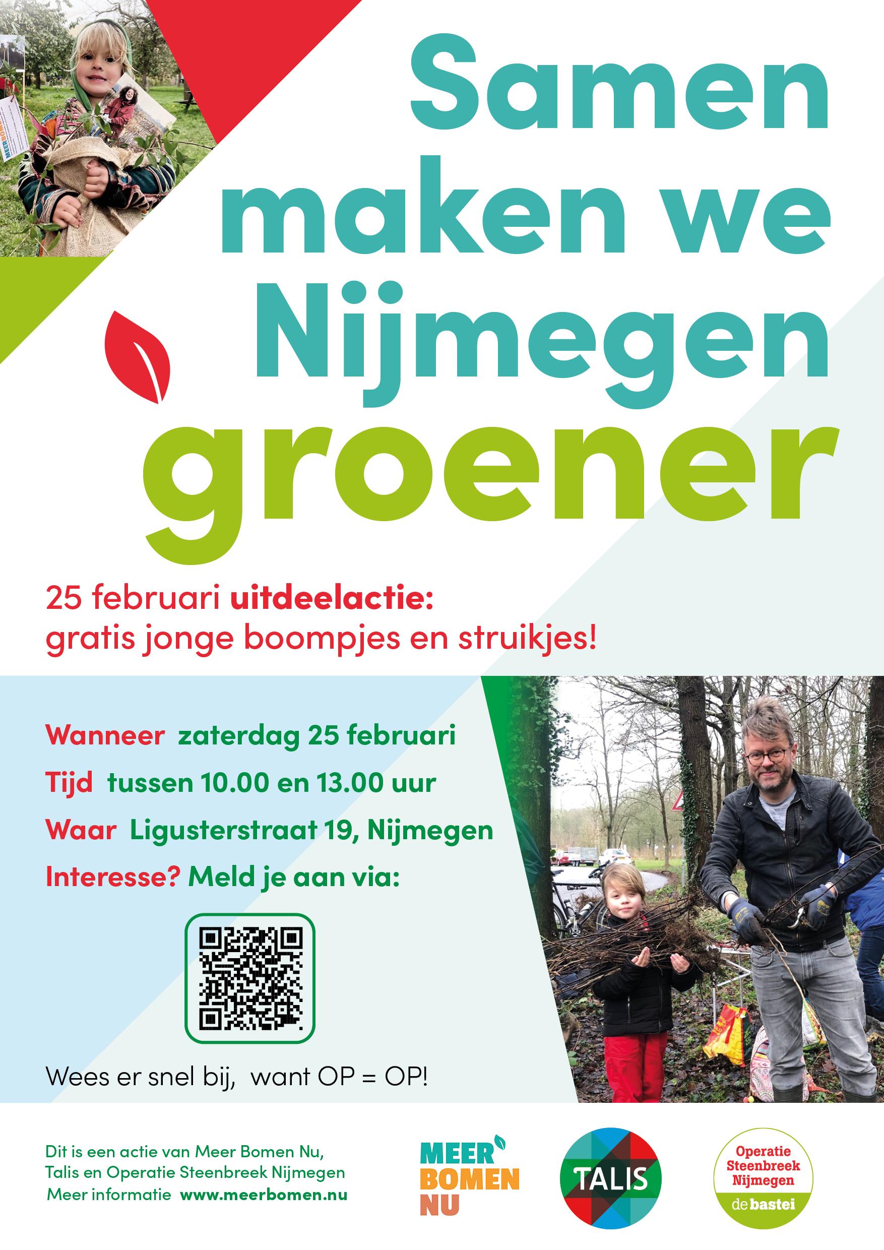 Uitdeelactie: gratis boompjes en struikjes